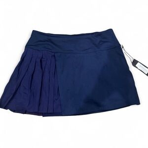 Tail Navy Pleated Mini Skirt